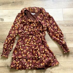 BB Dakota Steve Madden cute fall paisley dress